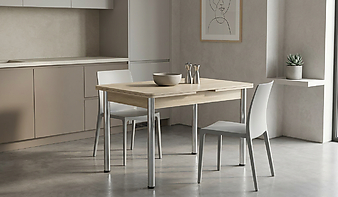 Кухонный стол Лион СМ-204.02.2 BMS 70х90 см