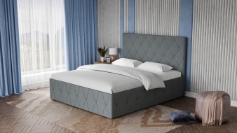 Темная Кровать Стим BMS