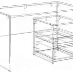 Схема сборки Письменный стол Киви ГН-139.0010 BMS