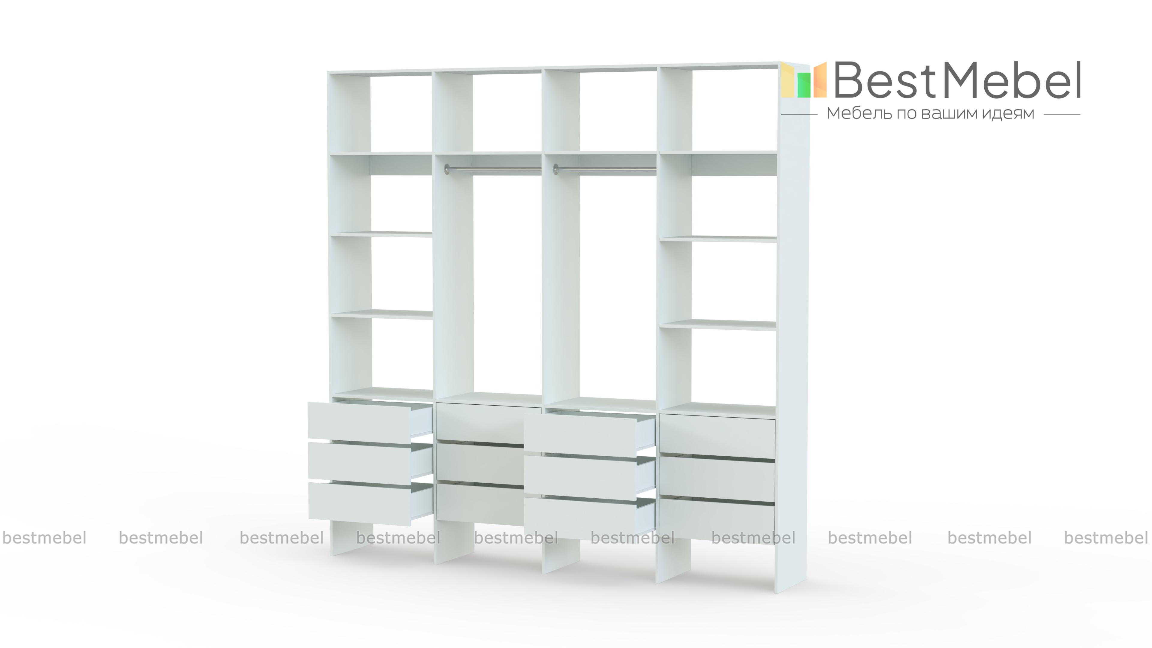 Стеллаж для одежды Мирта 64 BMS - Фото