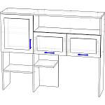 Схема сборки Надстройка для стола Астра 5 BMS