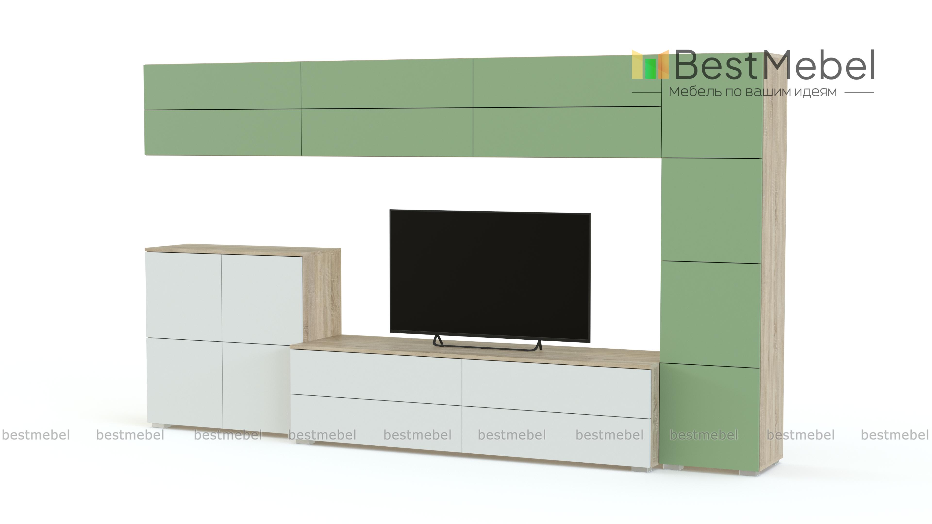 Гостиная Хай-Тэк-19 Набор 8 BMS - Фото