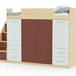 Кровать-чердак Симо 2 BMS - Фото 1