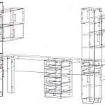 Схема сборки Письменный угловой стол для двоих Роки 16 BMS