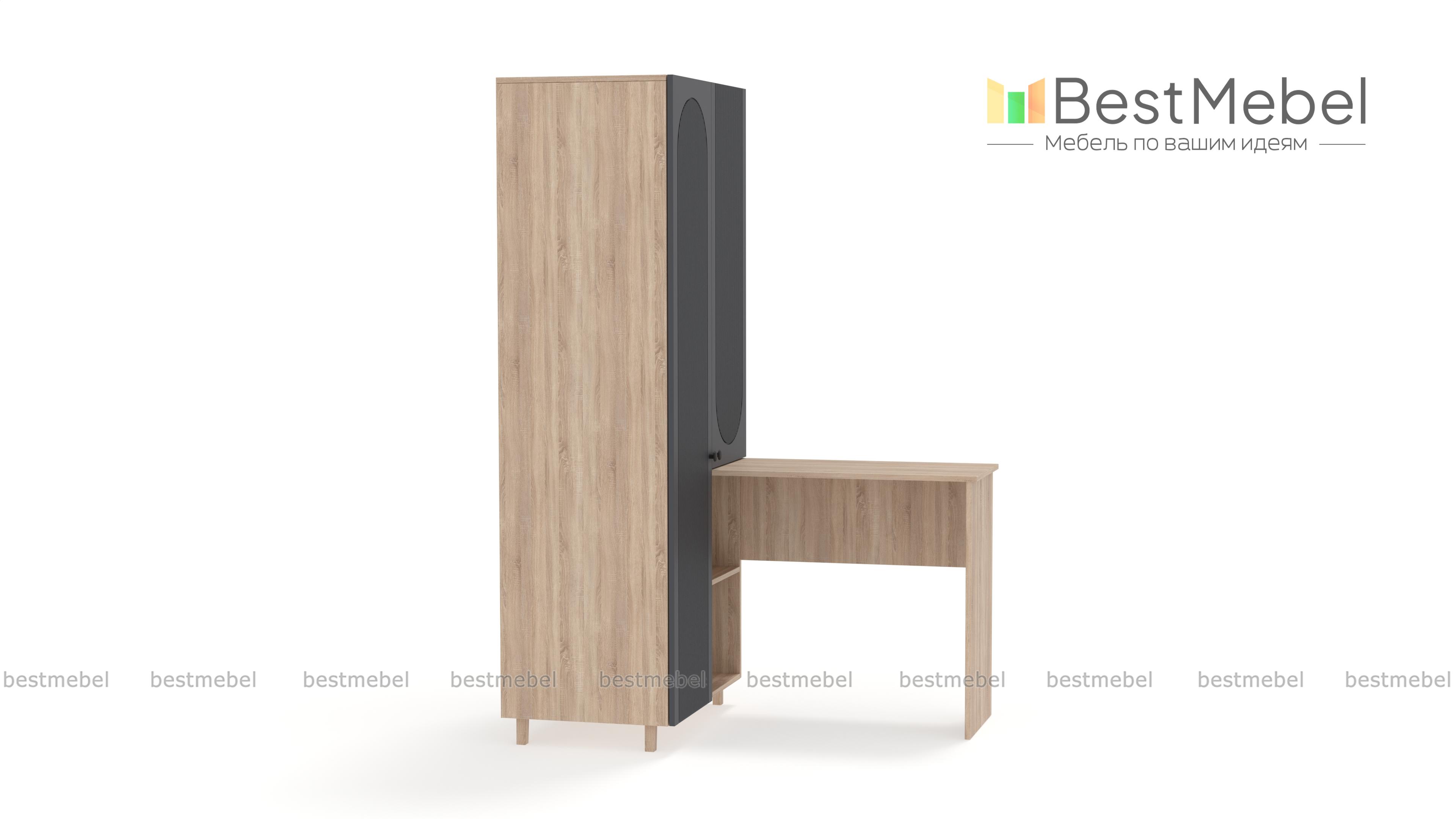 Шкаф со столом Рене 5 BMS - Фото