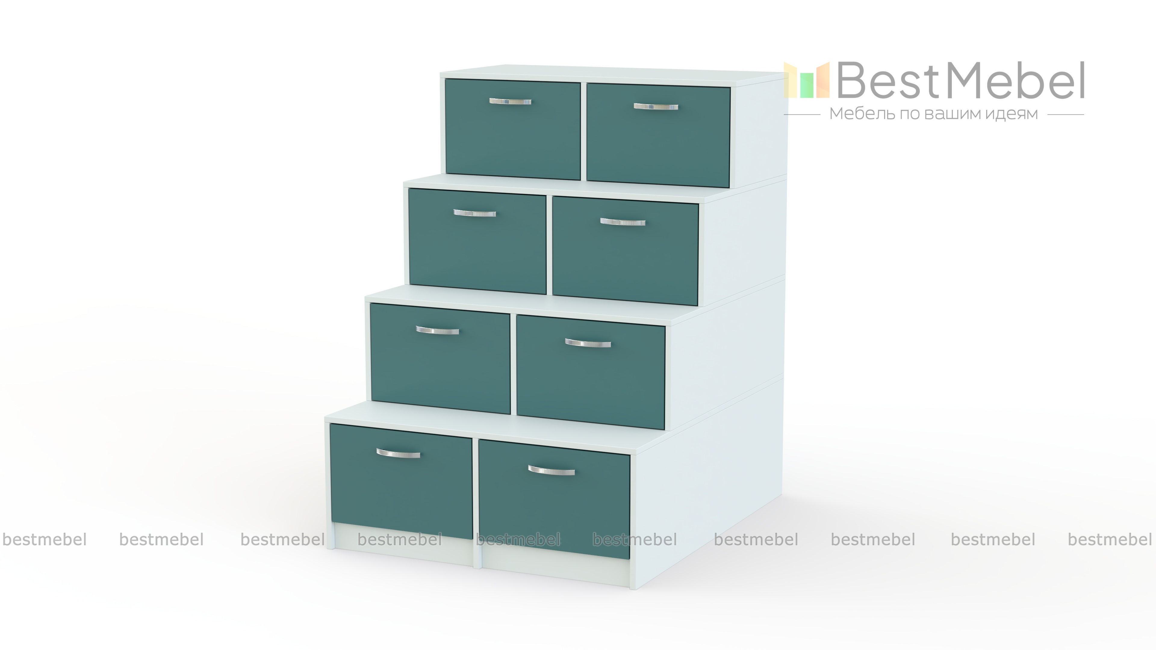 Лестница для кровати Роза 6 BMS