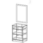 Схема сборки Тумба с зеркалом ЭТ-3 BMS