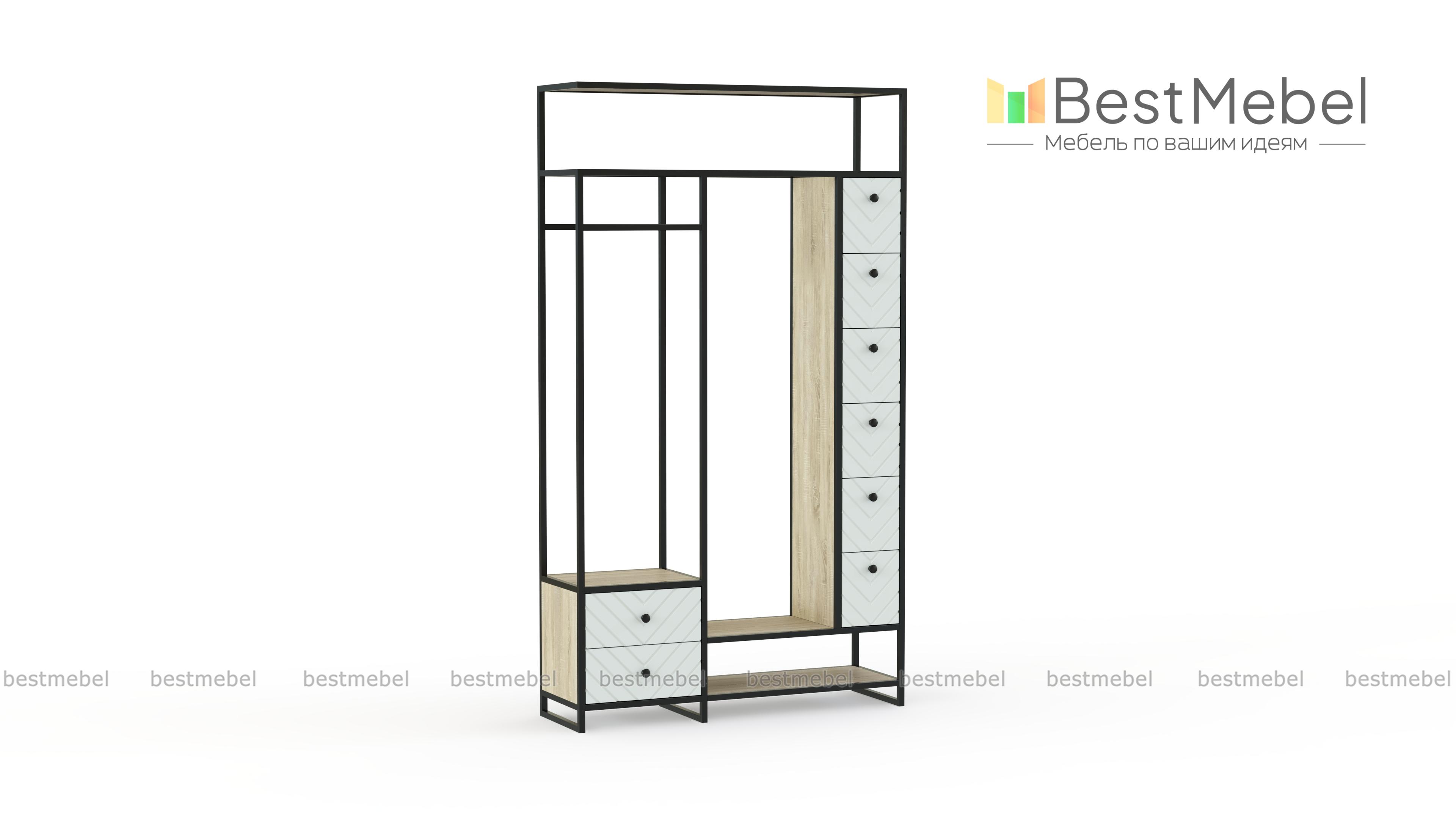 Прихожая Лестер 11 BMS - Фото