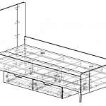Чертеж Кровать Бронкс 20 BMS