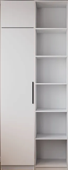 Распашной шкаф Вилета 1 (450х2700х400)