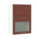 Шкаф газовка двухдверная с витриной Ирен BMS - Фото 3