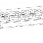 Чертеж Кровать White BMS