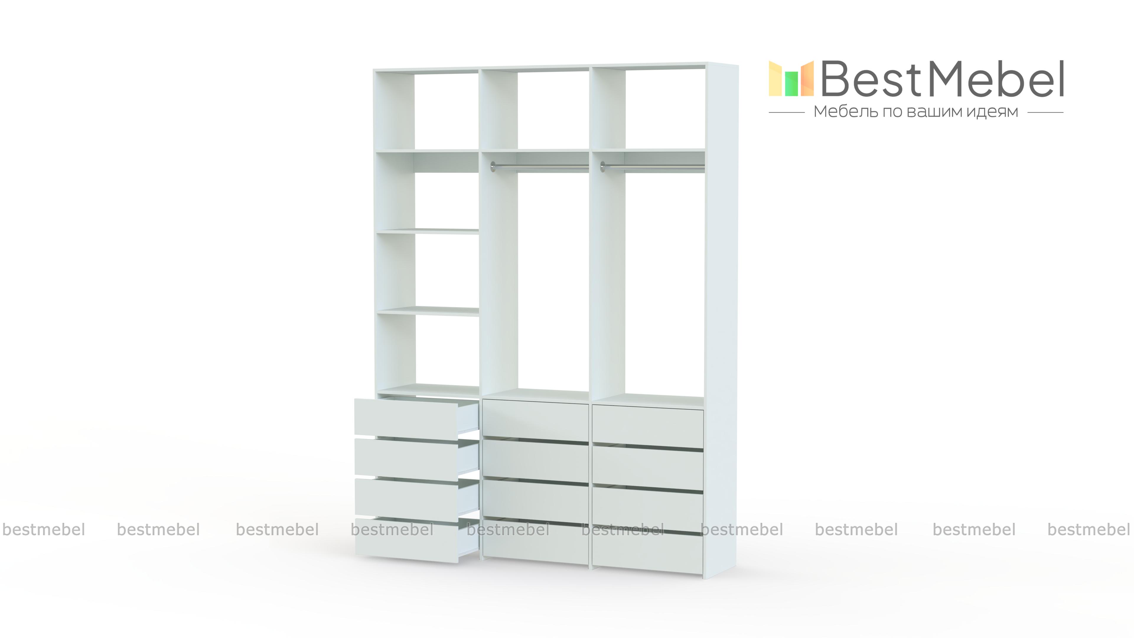 Стеллаж для одежды Мирта 48 BMS - Фото