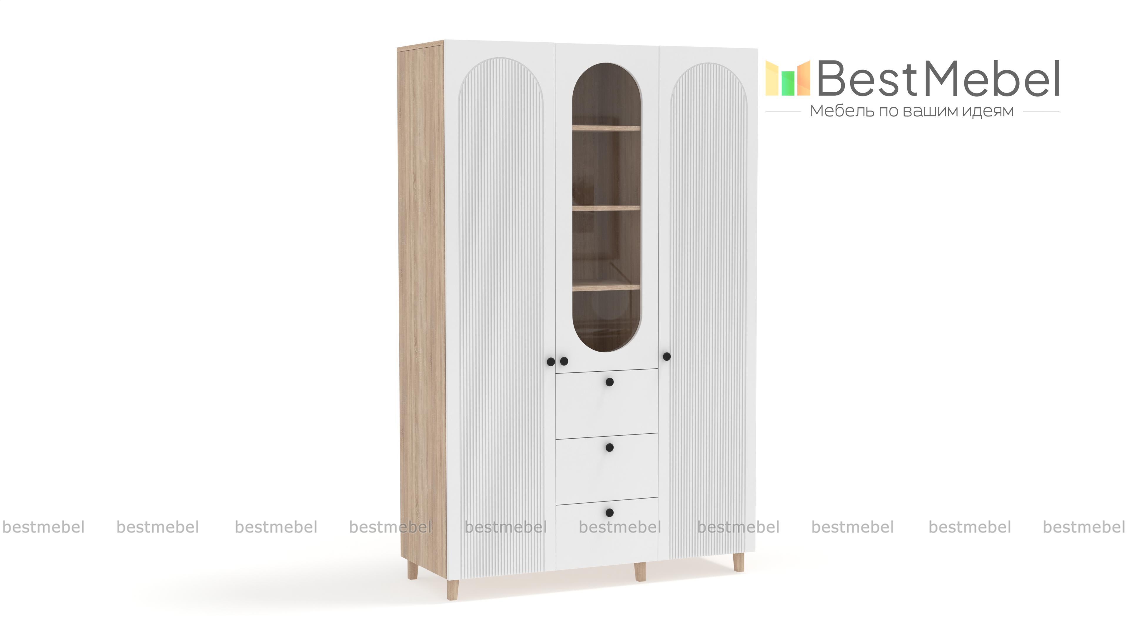 Шкаф распашной Рене 10 BMS - Фото