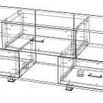 Схема сборки Тумба ТВ Шах BMS
