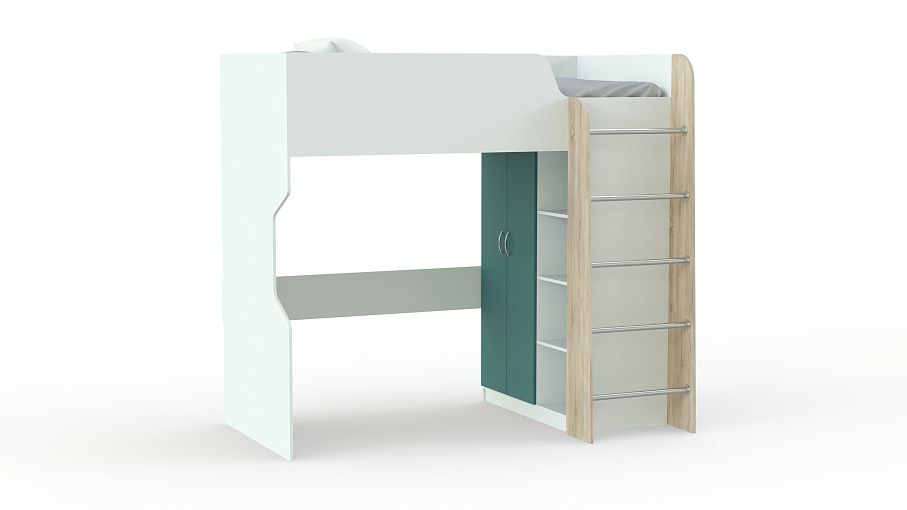 Кровать-чердак детская Дарина-03 BMS - Фото