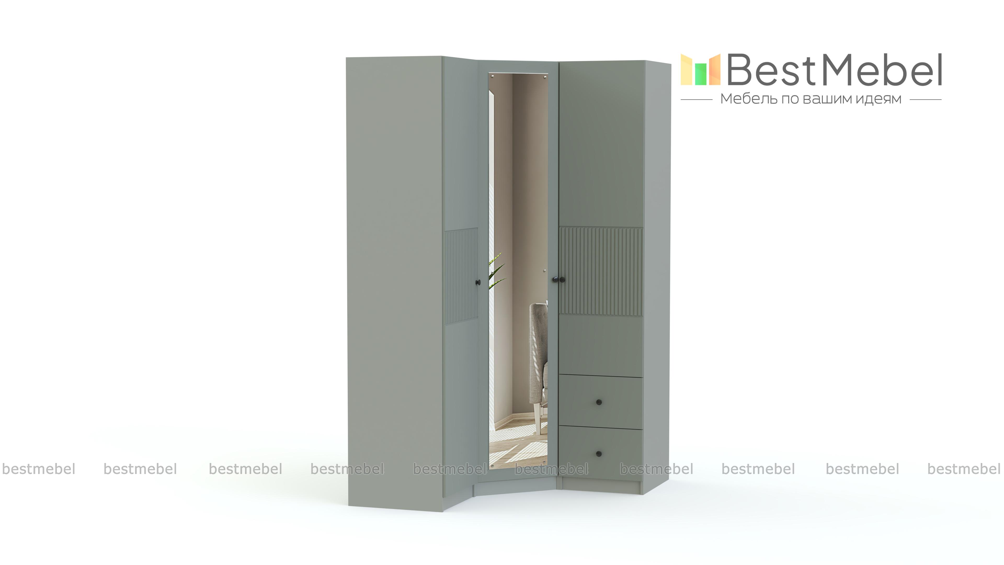 Шкаф угловой Ланс 33 BMS - Фото