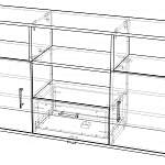 Схема сборки Тумба под ТВ Лоркана BMS