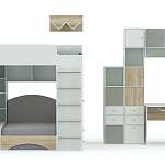 Детская мебель Тетрис-1 модульная BMS - Фото 2