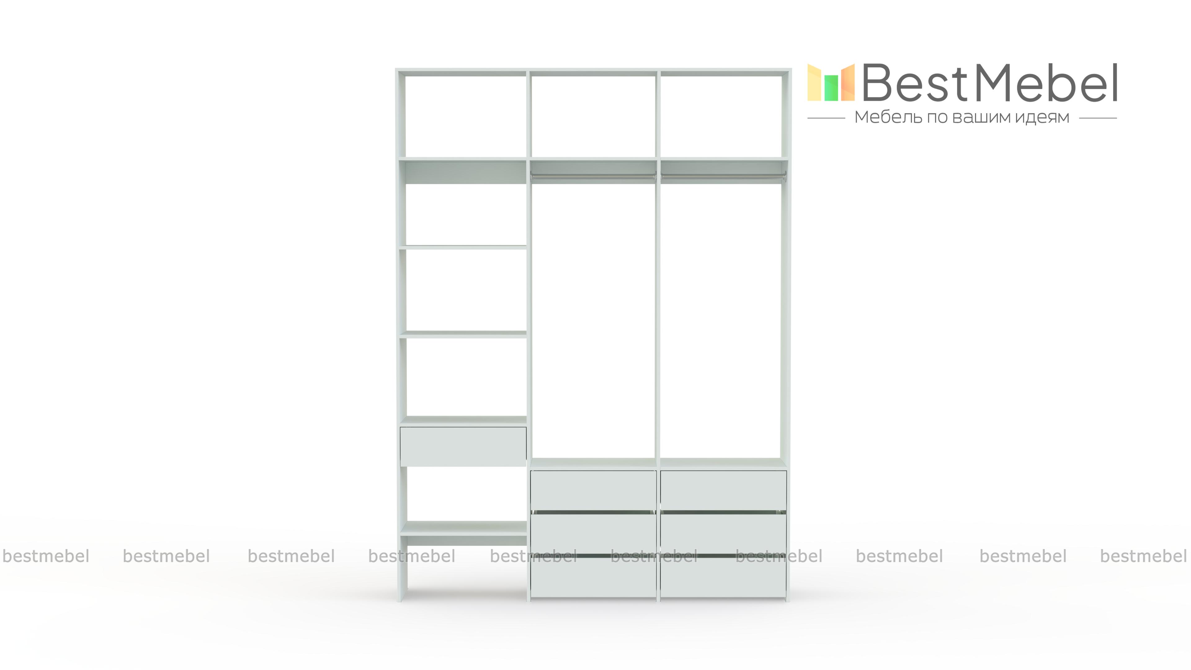 Стеллаж для одежды Мирта 52 BMS - Фото