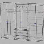 Схема сборки Распашной шкаф Марьяна-2 BMS