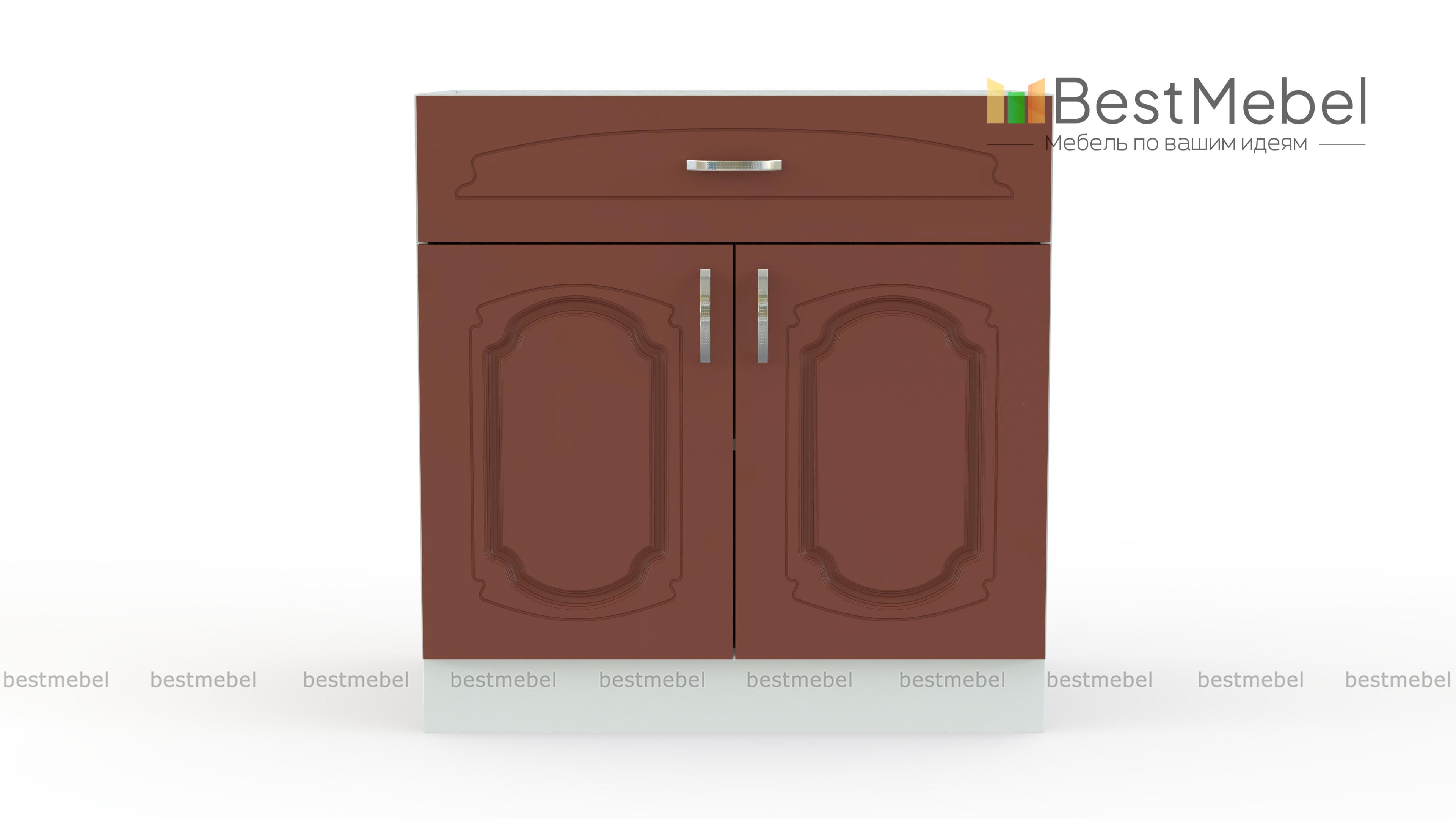 Шкаф нижний с 2-мя дверцами и ящиком Настя BMS - Фото