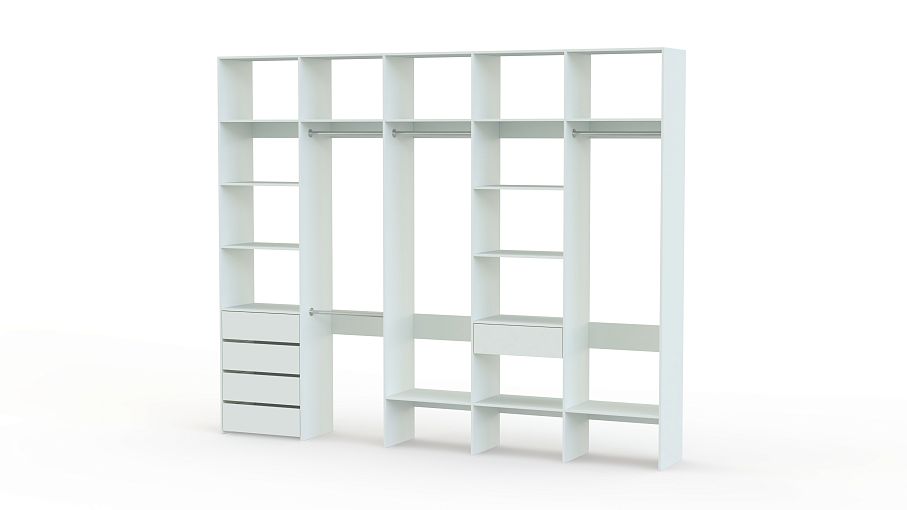 Стеллаж для одежды Мирта 73 BMS - Фото