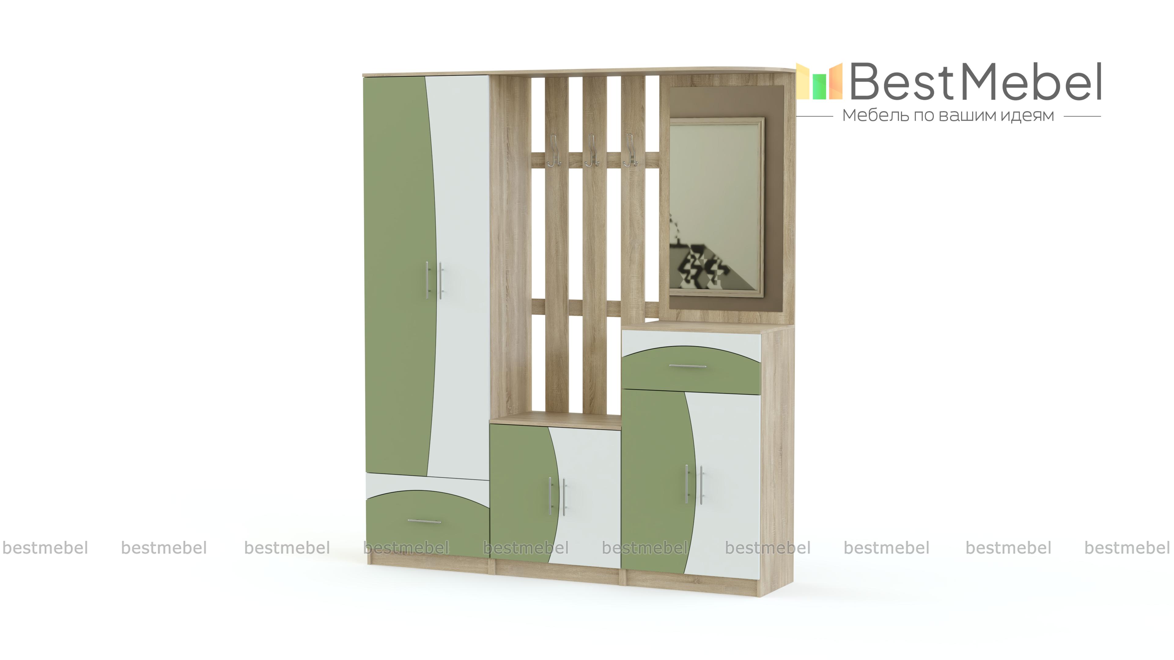 Прихожая Идеал 28 BMS - Фото