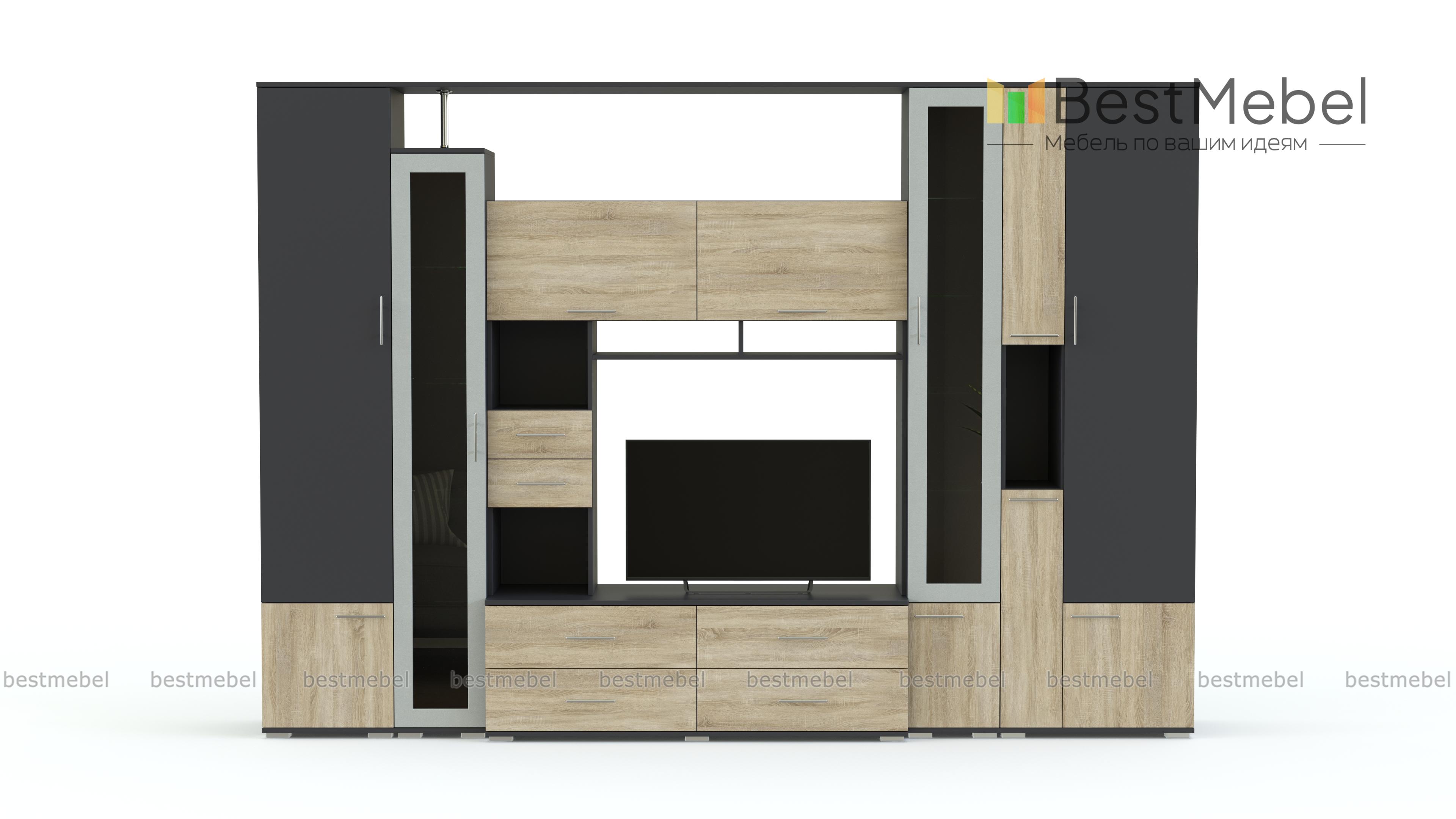 Мебельная стенка Статус-2 BMS - Фото