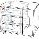Схема сборки Тумба приставная Ф402 Флекс BMS