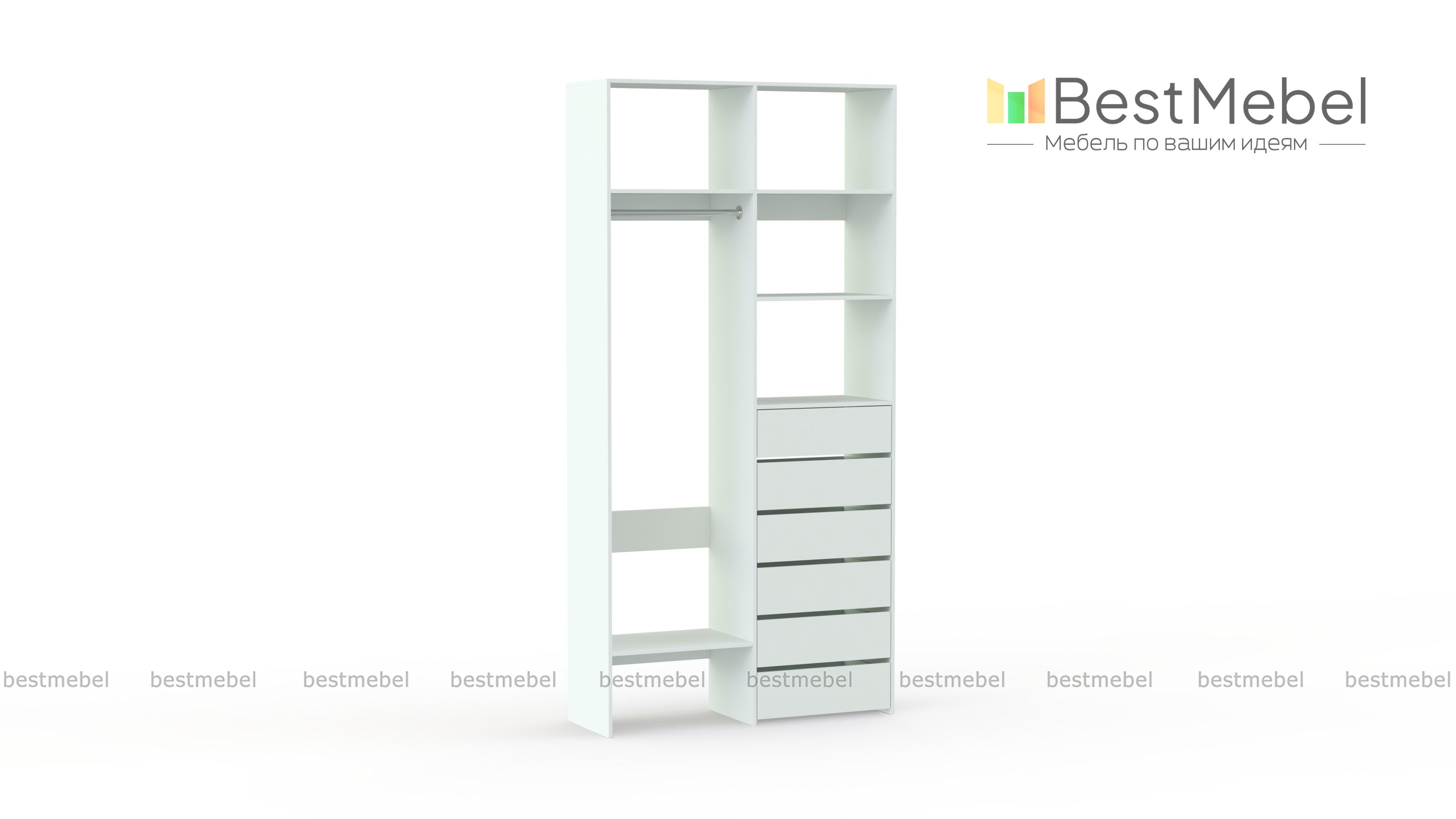 Стеллаж для одежды Мирта 38 BMS - Фото