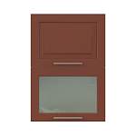 Шкаф газовка двухдверная с витриной Ирен BMS - Фото 2