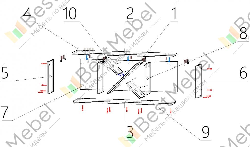 Схема сборки стенка орфей 5 - 93 фото